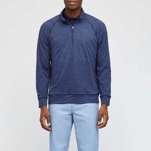 Bonobos‎ Golf  1/4 Zip Navy Pullover Mock Neck Men’s Long Sleeve XL